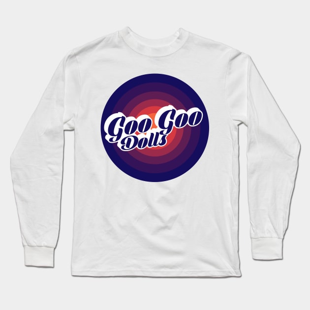 The Goo Goo Dolls - Blurn Circle Long Sleeve T-Shirt by GLOBALARTWORD